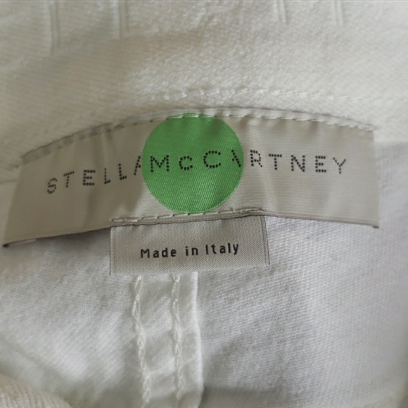 Stella Mccartney White Mid-Rise Flare JeansSZ 29 - Picture 4 of 6